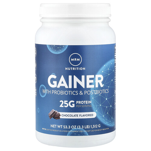 MRM Nutrition, Gainer, Choklad, 1 512 g MRM Nutrition, Gainer, Choklad, 1 512 g