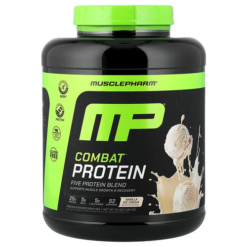 MusclePharm, Combat® Proteinpulver, vaniljglass, 1,84 kg
