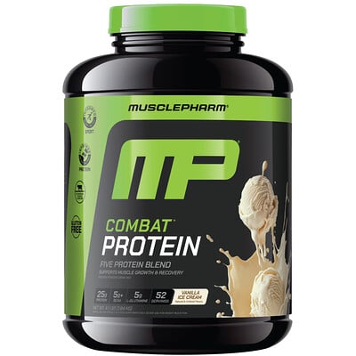 MusclePharm, Combat® Proteinpulver, vaniljglass, 1,84 kg