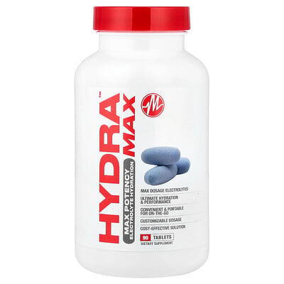 Metabolic Nutrition, HydraMAX™, Maximal potens, 90 tabletter