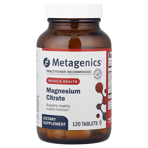 Metagenics, Magnesiumcitrat, 120 tabletter Metagenics, Magnesiumcitrat, 120 tabletter