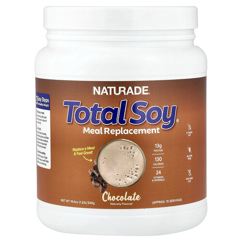 Naturade, Total Soy®, måltidsersättning, choklad, 540 g Naturade, Total Soy®, måltidsersättning, choklad, 540 g