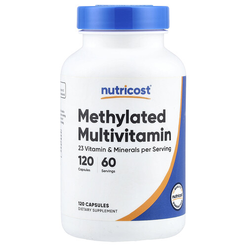 Nutricost, Methylated Multivitamin, 120 Capsules Nutricost, Methylated Multivitamin, 120 Capsules