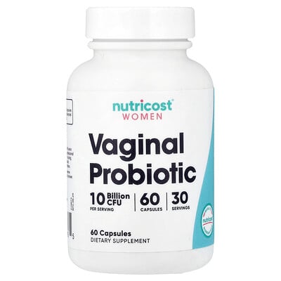 Nutricost, Kvinnor, Vaginal probiotika, 60 kapslar