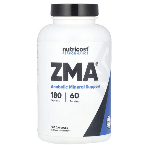 Nutricost, Prestanda, ZMA®, 180 kapslar Nutricost, Prestanda, ZMA®, 180 kapslar