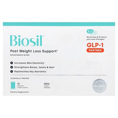 Biosil, Stöd efter viktminskning, 15 paket