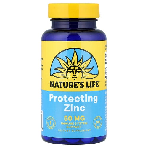 Nature's Life, Zink, 100 tabletter