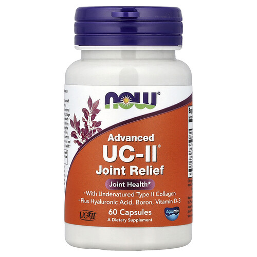 NOW Foods, Avancerad UC-II® ledlindring, 60 kapslar NOW Foods, Avancerad UC-II® ledlindring, 60 kapslar