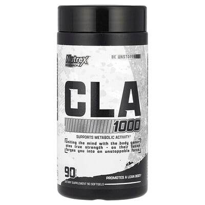 Nutrex Research, CLA 1000, 1 000 mg, 90 mjukkapslar