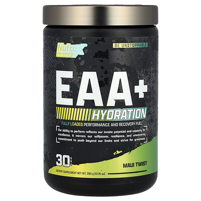 Nutrex Research, EAA+ Hydration, Maui Twist, 390 g