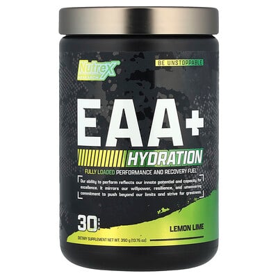 Nutrex Research, EAA + Hydration, Citronlime, 390 g