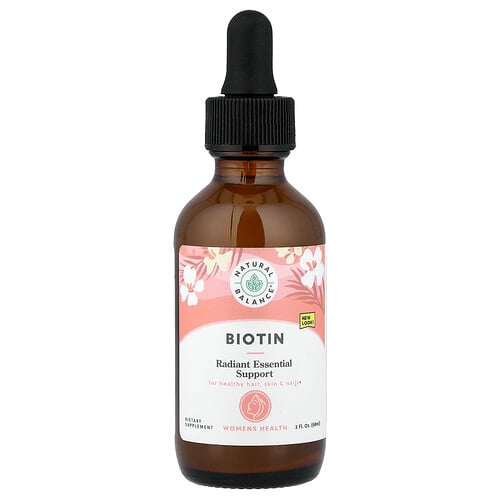 Natural Balance, Flytande biotin, 60 ml