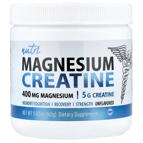 Nutri, Magnesiumkreatin, osmaksatt, 165 g