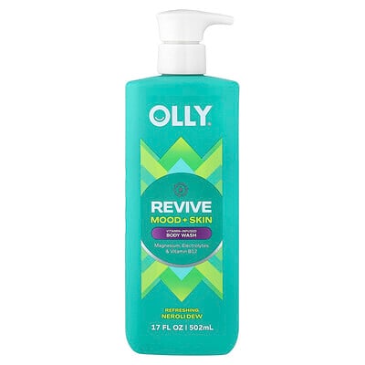 OLLY, Revive, vitaminberikad duschtvål, uppfriskande nerolidagg, 502 ml
