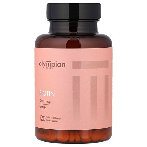 Olympian Labs, Kvinnor, Biotin, 120 tabletter
