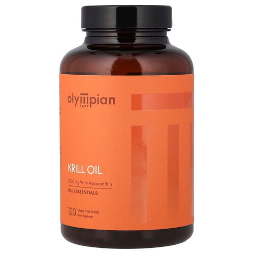 Olympian Labs, Krillolja, 120 softgels