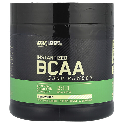Optimum Nutrition, Instantiserat BCAA 5000-pulver, osmaksatt, 345 g Optimum Nutrition, Instantiserat BCAA 5000-pulver, osmaksatt, 345 g