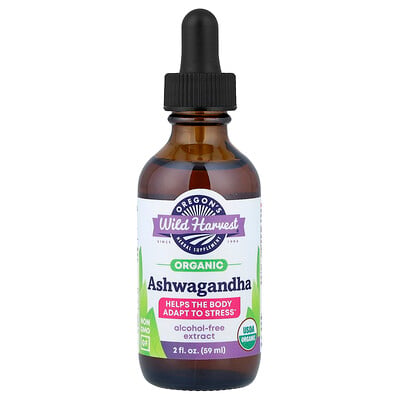 Oregon's Wild Harvest, Organisk Ashwagandha, 59 ml