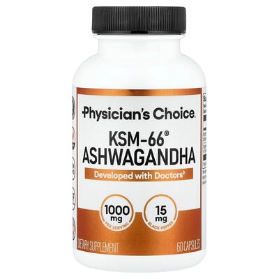 Physician's Choice, KSM-66® Ashwagandha, 60 Capsules