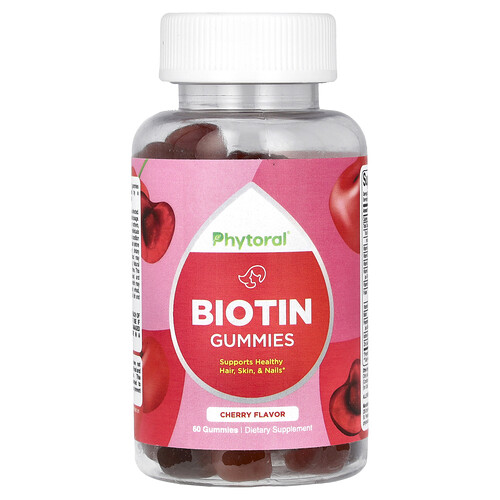Phytoral, Biotin Gummies, Cherry, 60 Gummies