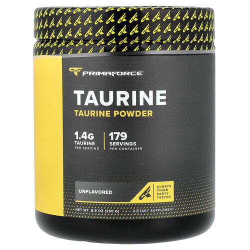 Primaforce, Taurin, osmaksatt, 250 g Primaforce, Taurin, osmaksatt, 250 g