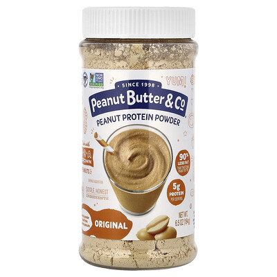 Peanut Butter & Co., Jordnötsproteinpulver, Original, 6.5 oz (184 g)