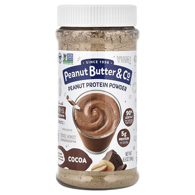 Peanut Butter & Co., Jordnötsproteinpulver, kakao, 6.5 oz (184 g)