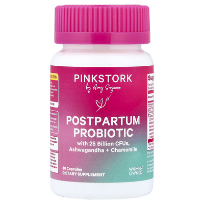 Pink Stork, Probiotika efter förlossningen, 30 kapslar
