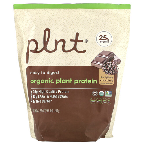 Plnt, Ekologiskt växtprotein, choklad, 1 200 g Plnt, Ekologiskt växtprotein, choklad, 1 200 g
