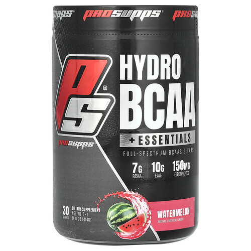 ProSupps, Hydro BCAA + Essentials, Vattenmelon, 14.6 oz (414 g)