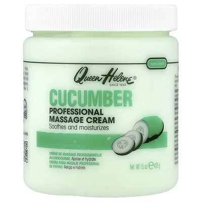 Queen Helene, Professionell massagekräm, gurka, 425 g