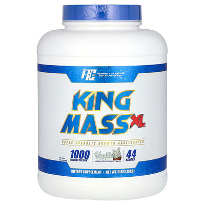 Ronnie Coleman, Signature-serien, King Mass XL, vaniljglass, 2,75 kg