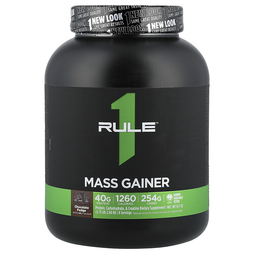 Rule One Proteins, Mass Gainer, Chokladfudge, 2,6 kg Rule One Proteins, Mass Gainer, Chokladfudge, 2,6 kg
