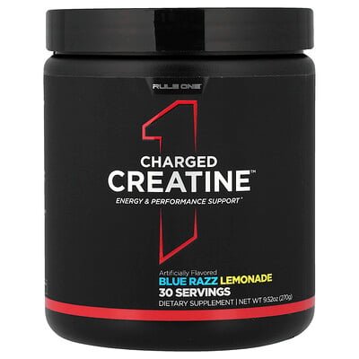 Rule One Proteins, Charged Creatine™, Blue Razz Lemonade, 270 g