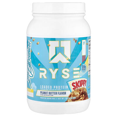 RYSE, Massor av protein, Skippy® jordnötssmör, 1 077 g