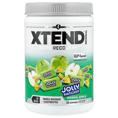 XTEND, Elite Recovery, Jolly Rancher grönt äpple, 417 g