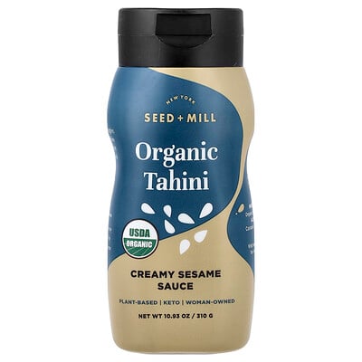 Seed + Mill, Ekologisk tahini, krämig sesamsås, 310 g