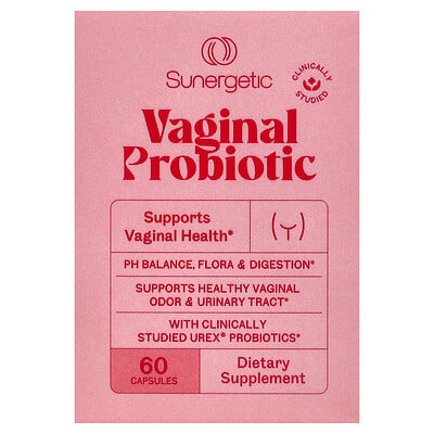 Sunergetic, Vaginal probiotika, 60 kapslar
