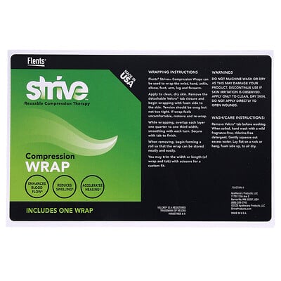 Strive, Kompressionslindning, svart, 1 omslag