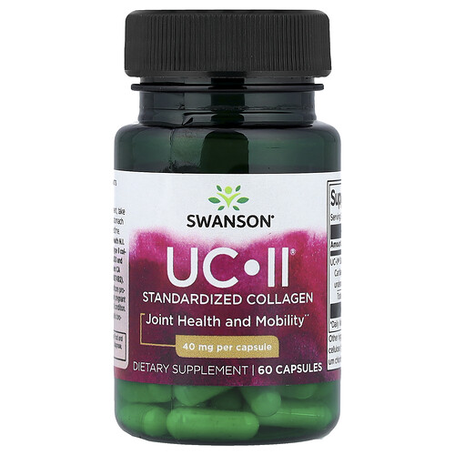 Swanson Vitamins, UC-II® Standardiserat kollagen, 60 kapslar Swanson Vitamins, UC-II® Standardiserat kollagen, 60 kapslar