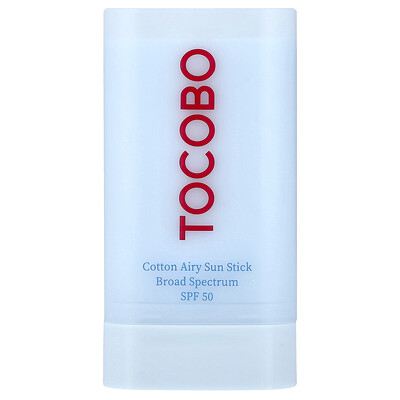 Tocobo, Cotton Airy solskyddsmedel, SPF 50, 19 g