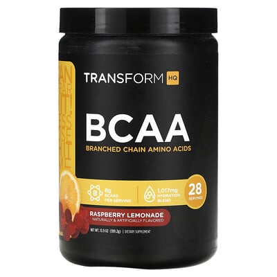 TransformHQ, BCAA, hallonlemonad, 389,2 g