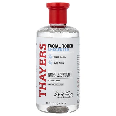 Thayers, Trollhassel ansiktsvatten, alkoholfri, oparfymerad, 355 ml