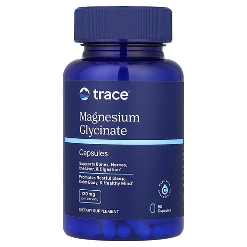 Trace, Magnesiumglycinat, 90 kapslar Trace, Magnesiumglycinat, 90 kapslar