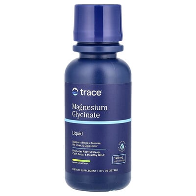 Trace, Flytande magnesiumglycinat, citronlinje, 8 fl oz (237 ml)