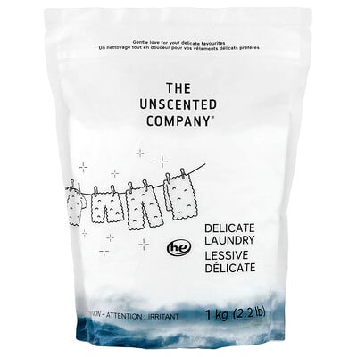 The Unscented Company, Fintvätt, parfymfri, 1 kg
