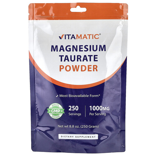 Vitamatic, Magnesiumtauratpulver, 250 g