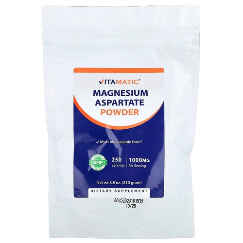 Vitamatic, Magnesiumaspartatpulver, 250 g