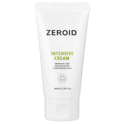Zeroid, Intensivkräm, För mycket torr och irriterad hud, 80 ml