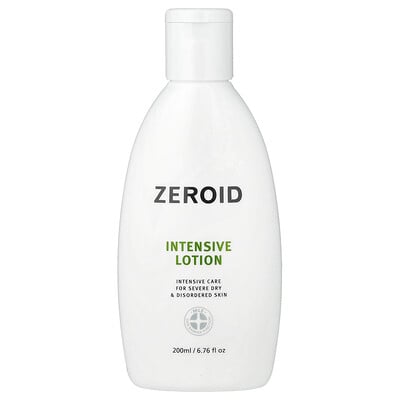 Zeroid, Intensiv lotion, för mycket torr och irriterad hud, 200 ml